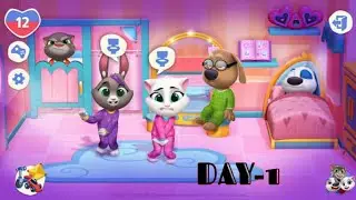 My Talking Tom Friends 😍😍 Gameplay Long video No commentary DAY-1