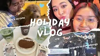 heeji vlog𓈒𐔌🐰 ͡꒱☘︎ ݁˖ | road trip, khmer water festival, carat vlog, cafe hopping | heehee😉
