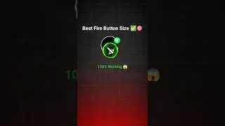 Best Fire Button Size in free fire