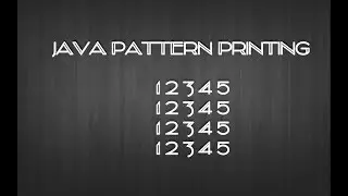 Java Programming Patterns with example