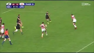 Yu Tamura well executed cross kick to create debut try for Jamie Henry vs New Zealand 2018