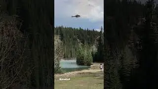 prescribed fire out of control in Banff, Alberta