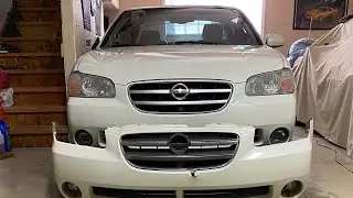 Накладка на передний бампер для Nissan Maxima. Бамперы, которые работают отлично.