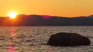 Mooselookmeguntic Lake Sunset: Rangeley Lakes Maine
