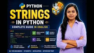 Strings in Python | Complete Tutorial for Beginners | In English