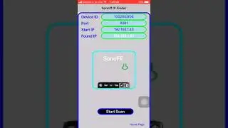 Sonoff Device IP Finder for iOS