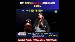 Apply Australia Work Visa under Subclass 482/407 ✈✈