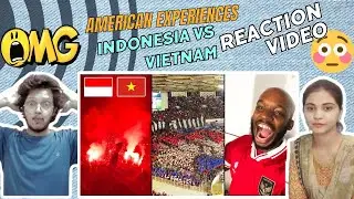 😳 American Experiences Indonesia vs Vietnam Football Match ( Insane Atmosphere) | REACTION VIDEO
