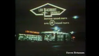 Lou Bachrodt Chevrolet Commercial 1978 Rockford Illinois Better Used Cars Are Ok Used Cars