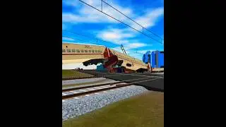 Indian train crossing 3D accident #arijitsingh #indianbikesdriving3d #youtubeshorts #train