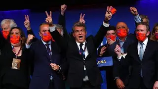 Joan Laporta wins 54% of the 2021 presidential elections votes to be the new FC Barcelona president