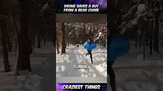 Bear Chase NIGHTMARE! Drone to the Rescue! 😱 | Craziest Things Part 493