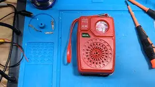 Michal MP-110 Transistor Radio Repair and Testing High Gain Transistors