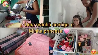 Uma manhã comigo e minha princesa 🩷😍🫶