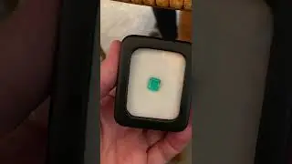 Zooming in on a Diamond to see GIA certification /Gemological Institute if America