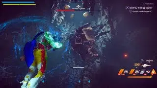 Anthem - Swarm Tyrant Spider Boss Fight Co-op / Tyrant Mine Mission (Demo)