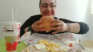 ASMR MUKBANK Türkçe HAMBURGER