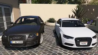 GTA V | AUDI A6 C6 3.0 VS. AUDI A6 C7 3.0 | GTA 5 MOD
