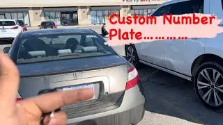Personalized License Plate in Canda | International student in canada