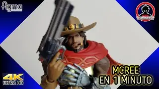 🤠 MCCREE🤠 Overwatch Figma en 1 minuto! Sensacional figura!