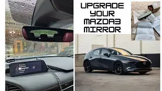Frameless autodimming Homelink rear view mirror upgrade for Mazda3: Installation and results
