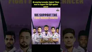GT will wear new jersey today #shorts#trending #tataipl2023 #gujarattitans #fightagainstcancer#avade