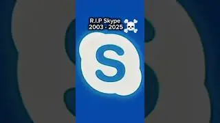 R.I.P Skype 2003 - 2025 🪦 #skype #tech
