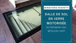 Une trappe en verre motoris&eacute;e pour mettre en valeur une cave #original