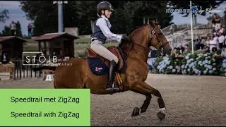 Working Equitation Speedtrail, by Carmen Coronel and ZigZig at the Europeanchampionship Young riders
