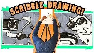 SCRIBBLE CHALLENGE - Upsidedown Hipster ballet