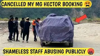 CANCELLED❗ OUR MG HECTOR FACELIFT BOOKING ☹️