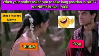 Stock market memes | Intraday trading memes | Option trading memes @Rahul_Mehra0991