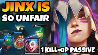 I'm convinced Jinx is broken. 1 Passive Proc = Instant Teamfight win