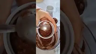 Sorvete de chocolate com mam&atilde;o #vegano#fitness