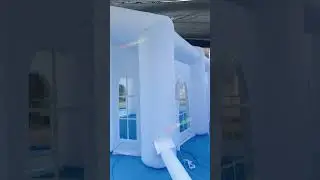 8x5m Inflatable Wedding Party Tent Inflatables Booth With Led Changeable Colour For Outdoor