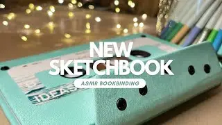 NEW SKETCHBOOK ✨ Cozy evening bookbinding