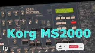 Korg MS2000 - All ten onboard demo tunes