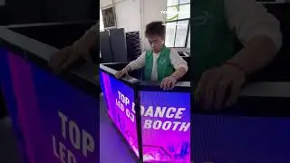 Unfold Your Stage: 270&deg; GOB-Protected Foldable DJ Booth.#LEDDisplayVideo#LEDScreenWall#LEDWallScreen