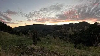 Beautiful Pink and Grey Cloud Sunrise Time-Lapse  04-01-26