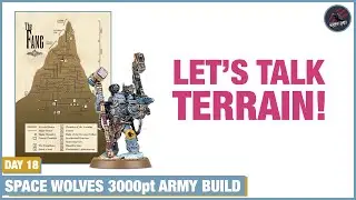 BUILDING THE FANG! Space Wolves Terrain - Warhammer 40k Army Challenge - Day 18 Behind The Scenes