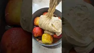Kandierter Upside Down Apfelkuchen - clean und easy