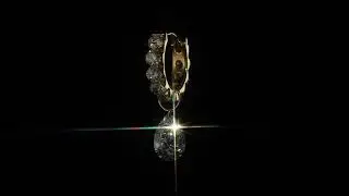 Maria Tash: Invisible Set Large Diamond Eternity Hoop Earring