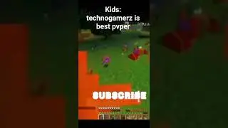 Techno gamer is best  pvper🤡 #minecraft #tremding #shorts