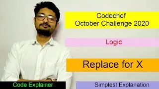 Replace for X  | Codechef Long Challenge October 2020 | CODECHEF