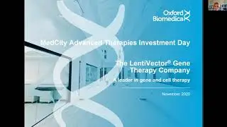 MedCity Investment Hub - Company Showcase, Advanced Therapies Special