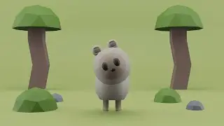 I Made a Cute Animal Animation using Blender 3D