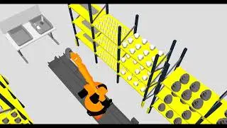 The RoboDemo project demonstrates: Pick and Place Simulation