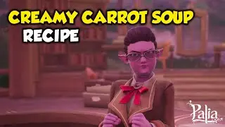 Palia Creamy Carrot Soup RECIPE (Library Card)