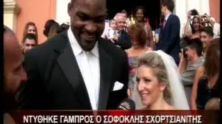 21.8.12 - Ντύθηκε γαμπρός ο Σοφοκλής Σχορτσιανίτης.