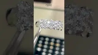 25K - Floating Diamond Anniversary Band